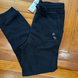 Abercrombie Kids Black Jogger Pants